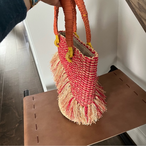 AAKS Tia Raffia Bucket bag - Picture 4 of 8